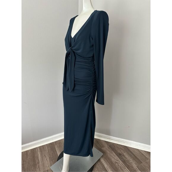 Cinq à Sept Brenna Jersey Tie Midi-Dress US 6 $395 - Picture 7 of 11